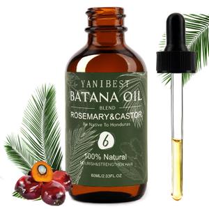 YANIBEST Batana Oil Boost Hair Volume Enhance Hair Density Scalp Nourishing Relieves Dry, Itchy, Improve Scalp Health