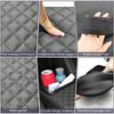 QianBao Car Center Console Diamond Pattern Armrest Box Booster Cushion with Cup Holder Mobile Phone Storage Armrest Booster Pad Protector Universal for Most Car Style B