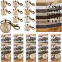 Landical 10 Sets Employee Valentines Day Gifts Team Appreciation Gifts Team Keychain Bulk Thank You Gift for Coworker Staff (Bronze)