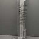 Retractable Safety Baby Gate or Mesh Dog Gate,Durable Portable Mesh Retractable Gate,Easy to Use for Stairs, Doorways, Hallways, Indoor, Outdoor, 33.5" Tall, Extends to 55" Wide,White