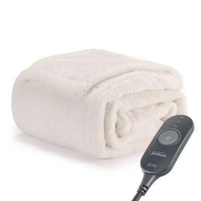 Sunbeam Faux For Heated Throw 50x60 in