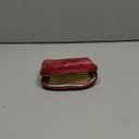 TXTIGER Small Travel Jewelry Case, Velvet Jewelry Pouch With Tassel Zippers, Organizer for Earrings, Necklaces and Rings, Anti-Scratch Portable Storage for Men & Women - Burgundy Red