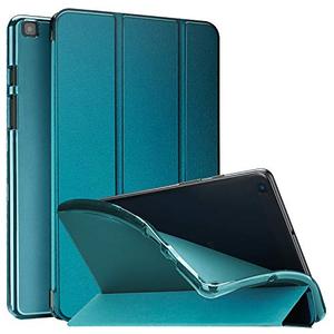 ProCase Slim Case for Galaxy Tab A 8.0 2019 T290 T295, Soft Trifold Stand Folio Case with Flexible TPU Translucent Frosted Back Cover for 8.0 Inch Galaxy Tab A 2019 SM-T290 SM-T295 -Teal
