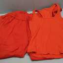 Nimsruc Two Piece Outfits For Women Casual Sleeveless Sweat Suits, M, Red