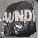 DOKEHOM 125L X-Large Laundry Basket, Collapsible Laundry Bag, Freestanding Tall Clothes Hamper, Foldable Washing Bin (Black)