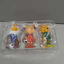 MLDVQJV 2026 World Cup Mascots Action Figures,4 Inch PVC World Football Mascot Toys, Cartoon Sports Figurines for Kids,Party Favors,Cake Toppers & Gifts for Fans(3PCS)