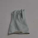 COOLJOB Small Reusable Rubber Dishwashing Cleaning Gloves for Kitchen Bathroom, Non-Slip Grippy Long Dish Washing Gloves with Flocked Cotton Liner, Flexible Durable & Waterproof, Mint Green, 1 Pair, Size 7