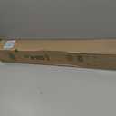 Frameless Shower Door Bottom Seal Shower Sweep with Drip Rail for 1/2" Glass,36" Long, Vinyl, Clear