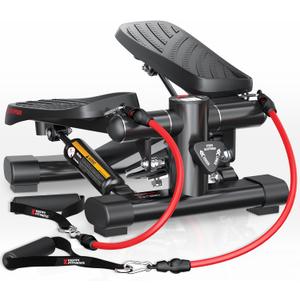 KeppiFitness Steppers for Exercise at Home, Stair Stepper with Resistance Bands for Home Cardio Exercise - FITSTEP Series
