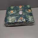 Artoid Mode Green Xmas Tree Mistletoe Christmas Area Rug, Winter Home Decor Low-Profile Non-Slip Washable Large Rug for Living Room Bedroom Farmhouse Dining Room Kids Playroom 5x7 Feet