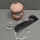 Carousel Night Light for Kids, 15 Music+15 Films+315 Colors Star Projector for Kids Night Light Projector, 360+Remote+1200mah Unicorn Toys for Girls Room Decor, Baby Learning Toys Easter Gifts Bunny, Pink