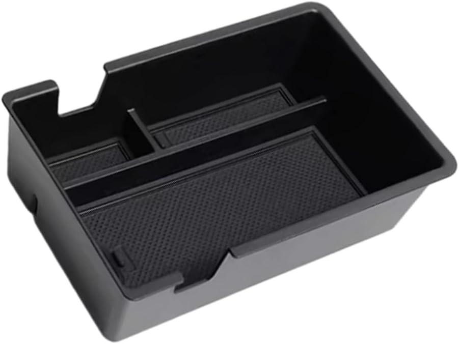 Center Control Armrest Box Storage Box, Automotive Center Console Organizer, Compatible with BYD Yuan Up 2024-2026, Compatible with BYD Atto 2 2024-2026, 1PC (Black)