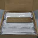 Goldenwarm 25 Pack Champagne Bronze Cabinet Pulls - 5-1/16 in Gold Finger Pulls, Brushed Bronze Edge Pulls for Kitchen