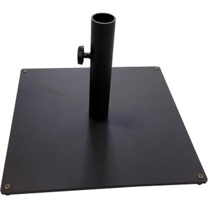Tropishade Steel Plate Umbrella Base, 36 lbs, Black