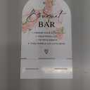 Pink Bow Bouquet Bar Sign, Flower Bar Supplies, Pink Bow Decor, Bridal Shower Decorations, Wedding Reception Decor, Bridal Shower Centerpieces for Tables, Arch Acrylic Wedding Sign With Base-21