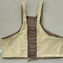 Luli Fama Reversible High Neck Top (XL, Sand)