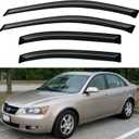 Window Visors Rain Guards Shield for 2006-2010 Hyundai Sonata, Out-Channel Window Vent Wind Deflectors Visors Shades for 06-10 Sonata