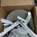 COLAMY Dining Chairs Set of 2, Modern Fabric Upholstered Dining Room Kitchen Side Chairs with Open Back and Padded Seat for Living Room/Restaurant/Cafe, Taupe