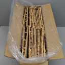 Storage Baskets 4 Pcs Water Hyacinth Cube 11.2x11.2inch Storage Bins,Foldable Woven Baskets for Bathroom, Bedroom, Laundry, Pantry, Shelves