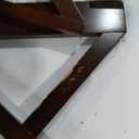 Multi-Purpose Desk, Writing Desk, Craft Table, Work Table, Computer Desk, Solid Wood, Brown (Walnut)