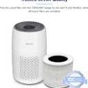 LEVOIT Core Mini-P Replacement Filter, Genuine Core Mini-RF Air Purifier Filters, Supports HEPA Sleep Mode, High-Efficiency Activated Carbon for Removal of Smoke, Odor, Allergens, Pollen, 1 Pack,White