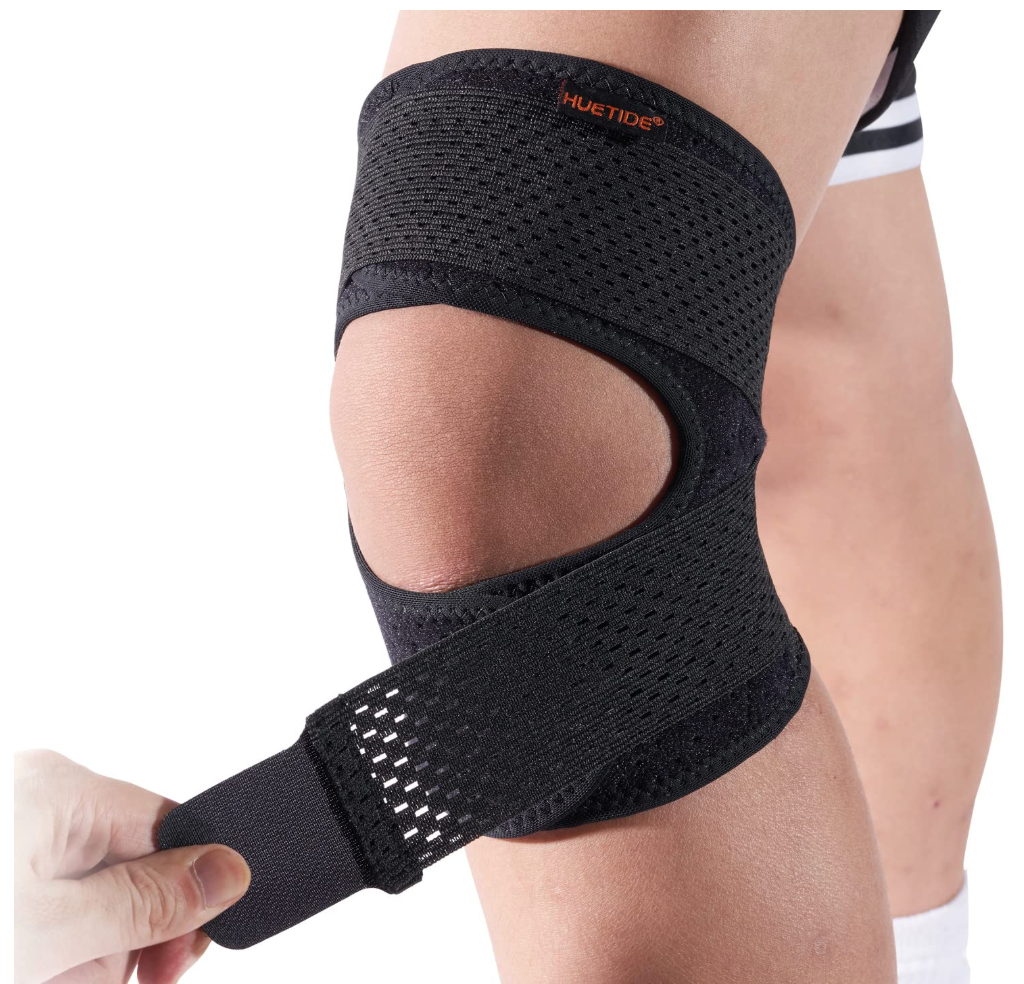 HUETIDE Patella Tendon Knee Strap,knee Support For Women And Mens Knee Pain Relief,adjustable Knee Brace For Arthritis,runing,meniscus Tear, Joint Pain,walking,tennis Injury Recover,sports (Large)