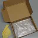 HELPLEX Acrylic Frames, 2 Pack 5x7, 24mm Thicker Frameless Clear Frame, Double Sided Magnetic, Free Standing Desktop Display