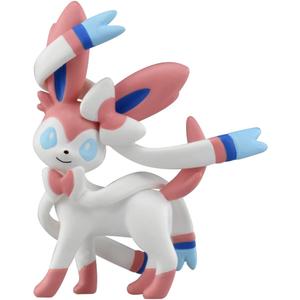 Takara Tomy Pokemon Moncolle Sylveon Pokemon Figure Toy 4 Years Old and Up Toy Safety Standard Passed ST Mark Certified Pokemon