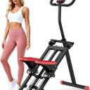 Stair Stepper for Home, 3-Level Resistance Stair Stepper, Foldable Compact Design with LCD Display & Enlarged Non-Slip Pedals, Full Body Toning Fitness Machine