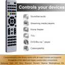 2 x GE 4-Device Universal Remote Control, Designer Series, Brushed Nickel/Silver, 33709