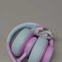 iClever BTH26 Active Noise Cancelling Headphones for Kids, 60H Play Time, Safe Volume 80dBA, Type C Fast Charging, Bluetooth5.4, Kids Bluetooth Headphones with Mic AUX Cord for iPad Airplane, Purple