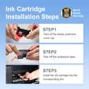 67XL Ink Cartridges Black/Color Combo Pack Replacement for HP Ink 67 67XL HP Printer Ink High Yield Works with DeskJet 2755e 2855e 2700 2800e 2700e 4255e 4155e Envy 6055e 6000 6455e 6400 (2-Pack)