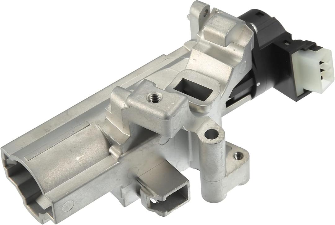 ACROPIX Ignition Switch Cylinder Lock Assembly Fit for Chevrolet Colorado for GMC Canyon No.15795321/15795322 - Pack of 1 Silver Tone