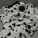 Unisex Adult Animal Onesie Pajamas, Men Women Flannel Halloween Cosplay Costume (Medium, Dalmatian)
