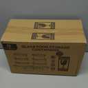 M MCIRCO 10-Pack Glass Food Storage Container with Lids, Airtight Lunch Bento Boxes, Glass Meal Prep Container,Microwave, Oven, Freezer and Dishwasher Friendly (Gray)