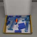 Soft Bullet Toy Gun Shell Ejecting for Boys, Realistic Toy Pistol with 50 Foam Bullets, 40 Shells & 2 Clips, Christmas Birthdays Gift for Boys Adults(Blue)