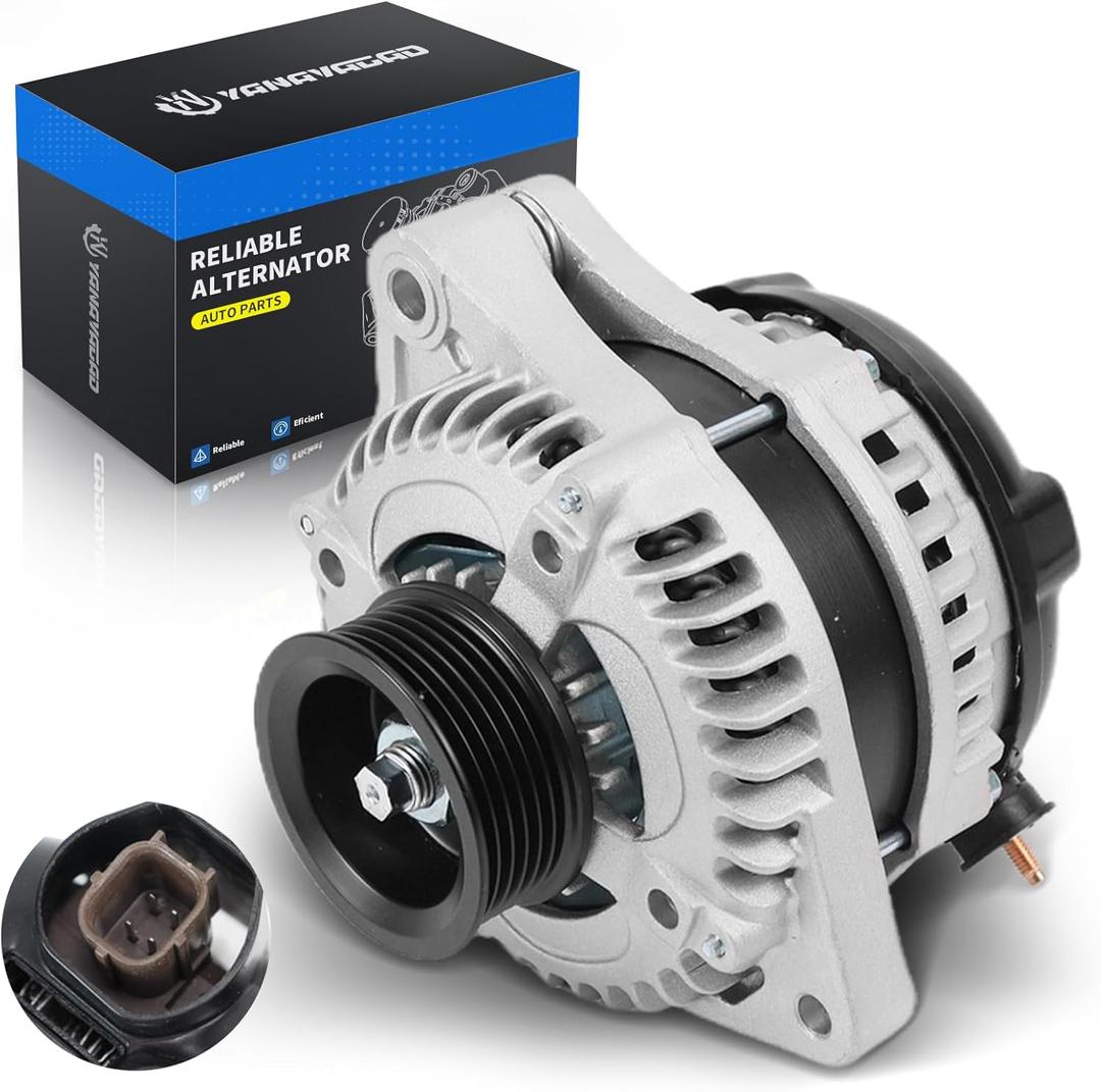 YINAVAGAD 11391 31100-RGW-A01 Alternator 3.5L 3.7L for Honda Ridgeline Pilot 3.5L 2009-2011, Odyssey 3.5L 2008-2010, for Acura ZDX 2010-2013, TSX 2010-2014, TL 2009-2014, RL 09-12, MDX 10-13
