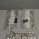 HXWEIYE 300LED Fairy Curtain Lights, 9.8x9.8Ft USB Plug-in 8 Modes Christmas String Hanging Lights with Remote for Bedroom Backdrop Wedding Indoor Wall Decor, Warm White, Standard –3  Packs