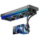 Jungle Leopard PF 360 CPU Water AIO Cooler Liquid Cooling|5.5-inch LCD Magnetic Screen|360mm ARGB Infinity Mirror 2000RPM PWM Fan|Lower Noise 30DBA|for Intel LGA1851/1700/1200/115X AMD AM4/AM5-Black