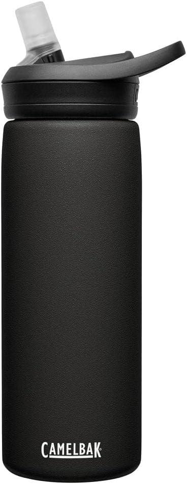 CamelBak Eddy+ Insulated Stainless Steel Bite Valve Straw Water Bottle Black, 20oz
