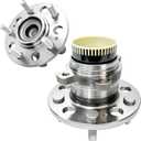 2Pcs 512437 Rear Wheel Bearing Hub Assembly Fit for Kia Optima 11-15, Cadenza 14-16, Sportage 11-16, Rondo 08-12, for Hyundai Azera 11-17, Sonata 10-14, Tucson 10-15, 5 Lugs w/ABS
