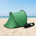 Single Person Quick Setup Sun Shelter Tent for Camping Beach and Park Shade Protection (Green, 40 × 17,5 × 23in)