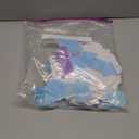 DoubleFill 60 Sets Snowflakes Suncatchers Kit Bulk Winter Snowflakes Tissue Paper Make Your Own Snowflake Stained Glass Ornament for Window Xmas Decoration