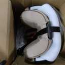 Evenflo Revolve360 Slim 2-in-1 Rotating Car Seat with Green & Gentle Fabric, Date of Manufacture 2025/10/11 (Travertine)