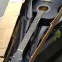 RIVVTA Acoustic Guitar Kit for Beginners Adults, 41 Inch Cutaway Acoustic Electric Guitar with Tuner, Strings, Picks, Strap, Pickguard, Capo, Hex Wrench, Gig Bag, Cleaning Cloth, Black