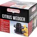 Chef Master Citrus Slicer, Commercial Citrus Wedger, Perfect for Variety of Fruits & Vegetables, Fruit Slicers, Lemon Slicer, Lime Slicers, Kitchen Tools for Home, Bar & Restaurants Essentials - 90023