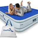 EnerPlex Air Mattress with Built in Pump - Self-Inflating Blow Up Mattress with Neck Support - Inflatable Air Bed for Portable Travel & Home Use, 13"