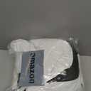 FREE SOLDIER Women's Waterproof Ski Snow Jacket Warm Fleece Lined Winter Rain Jacket with Hood Fully Taped Seams (XX-Large, White Black)