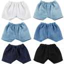 Bencailor 6 Pcs Short Doll Pants Clothes Shorts Smart Clothes Accessories for Christmas 8-12 Inch Dolls, 6 Colors (Style 2)