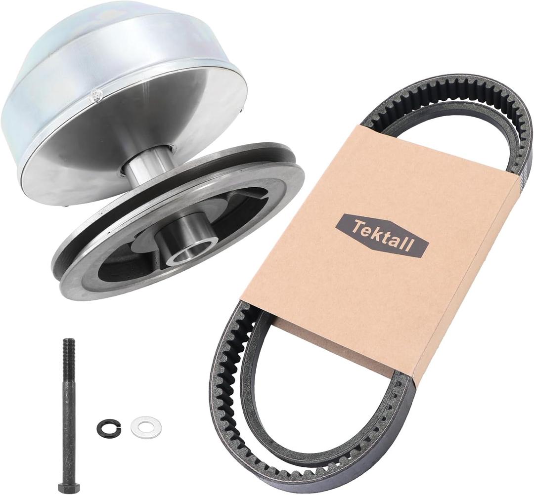 G2-G22 Drive Clutch W/Clutch Belt Kit Compatible with Ya-maha Golf Cart 1985+ G2 G8 G9 G14 G16 G22 4 Cycle Carts Gas Golf Cart 1985-Up, Replace#JN6-G6201-03,JN6-G6201-04
